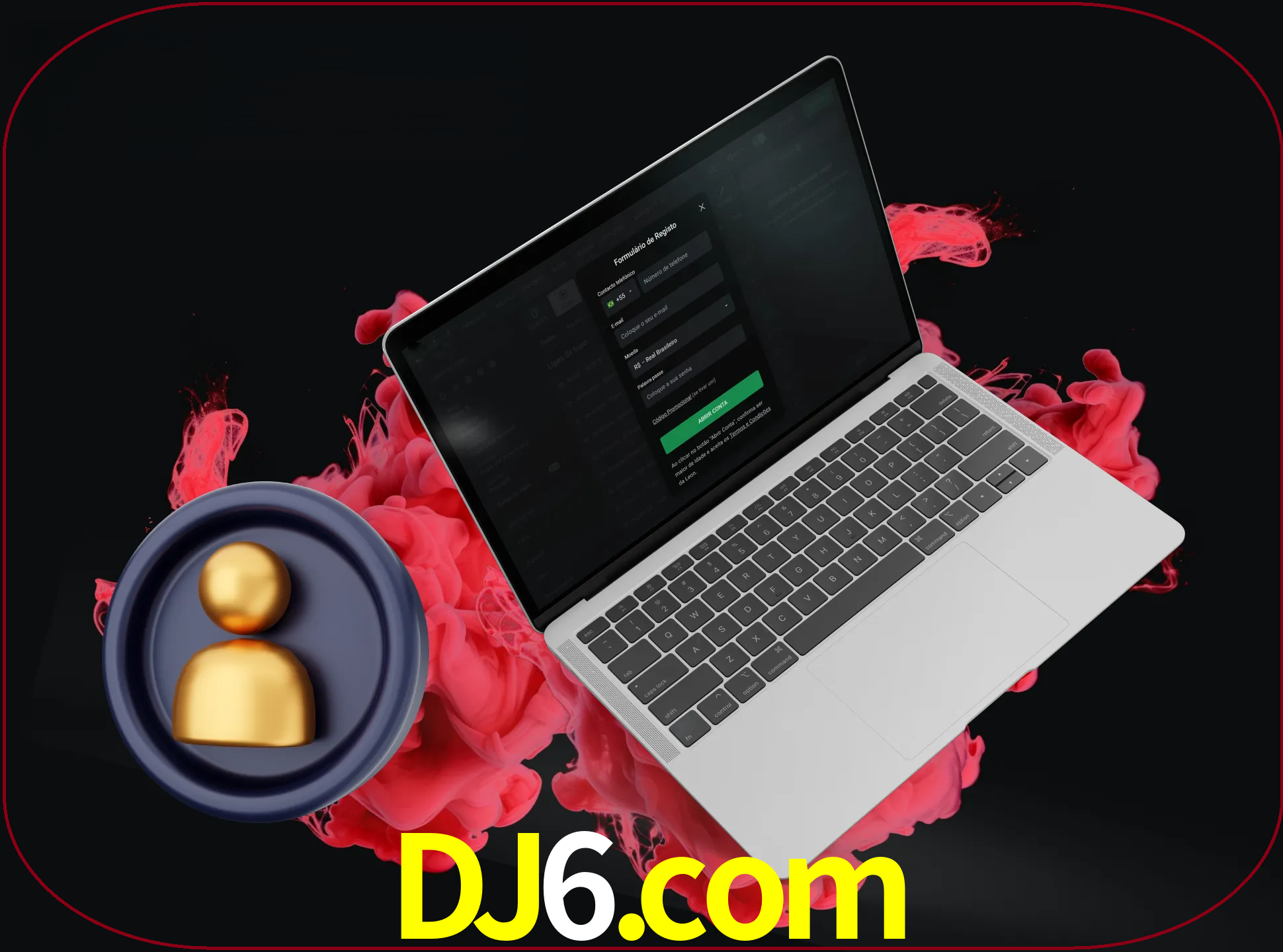 No cabeçalho do site dj6, clique no botão que o levará a um formulário especial onde terá de introduzir as suas informações actuais.
