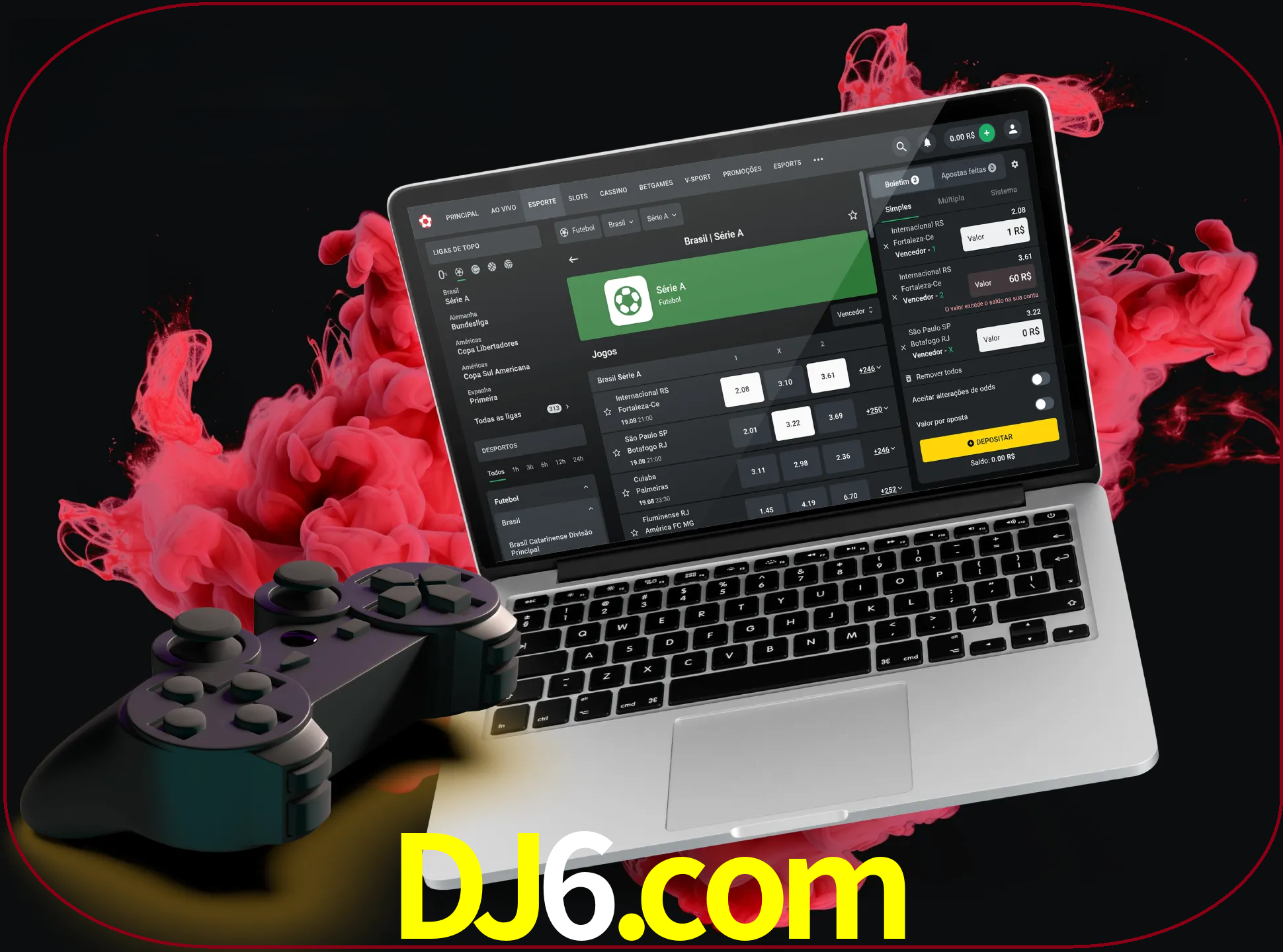 Visite a secção especial de jogos de vídeo em dj6 para descobrir em que jogos pode apostar e ganhar muito dinheiro.