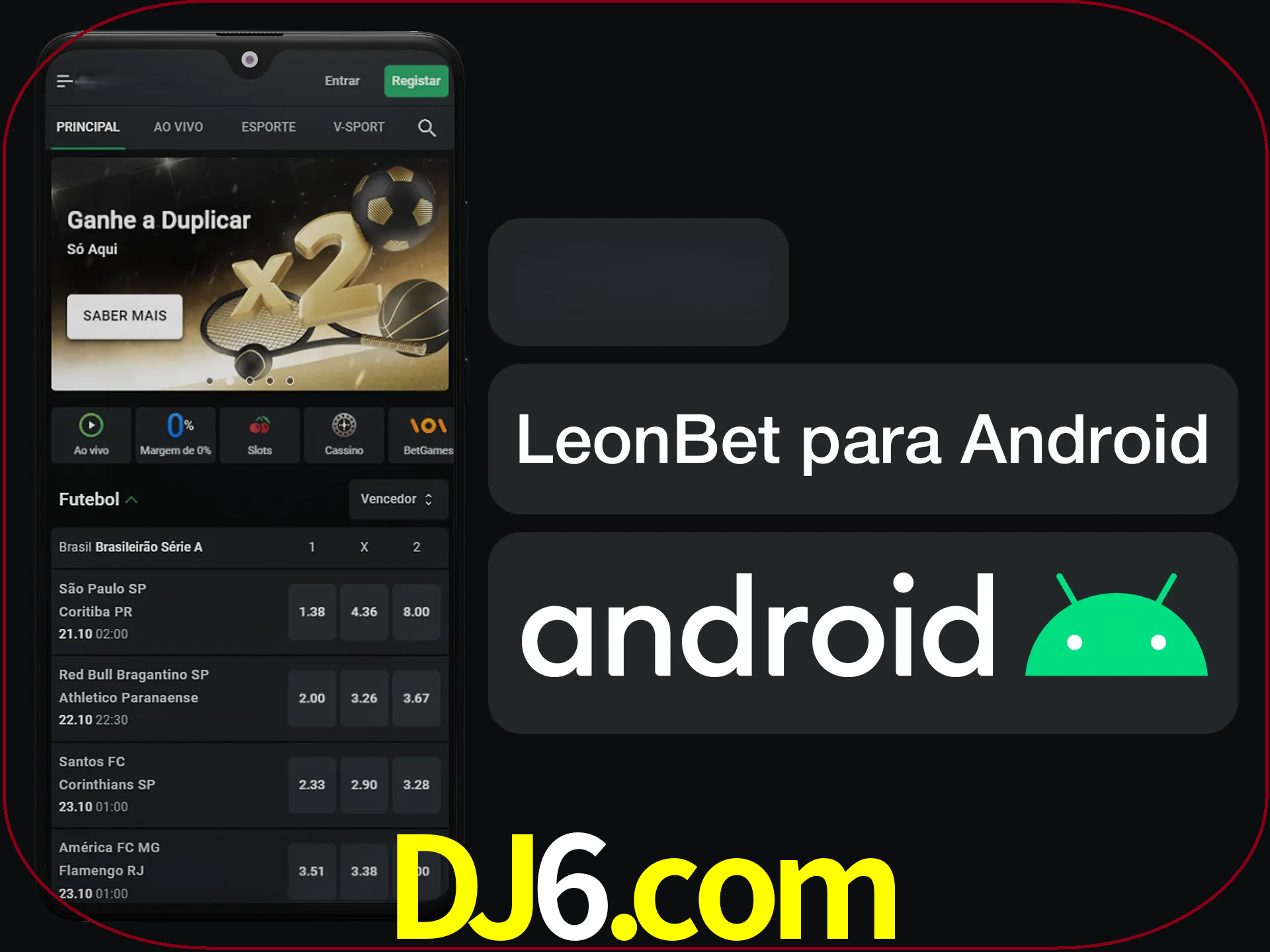 Adquira sua versão poket de LeonBet.