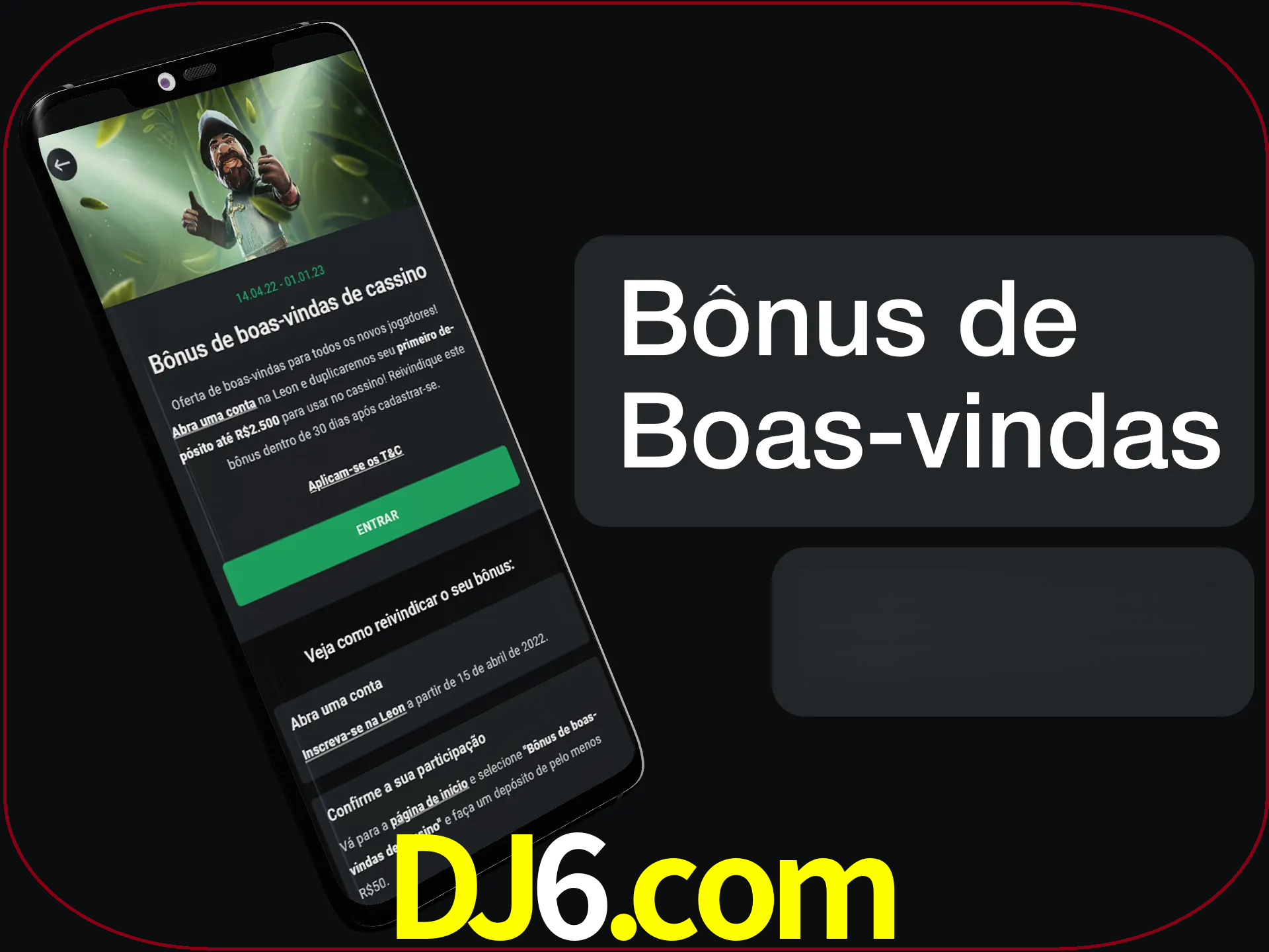 Não se esqueça de usar o bônus de boas-vindas.
