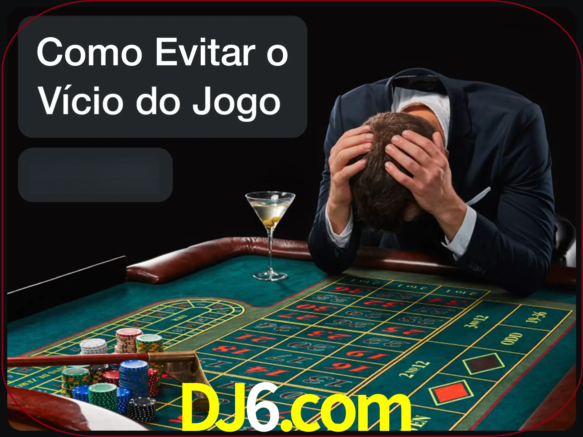 Você é responsável por cada uma de suas apostas.